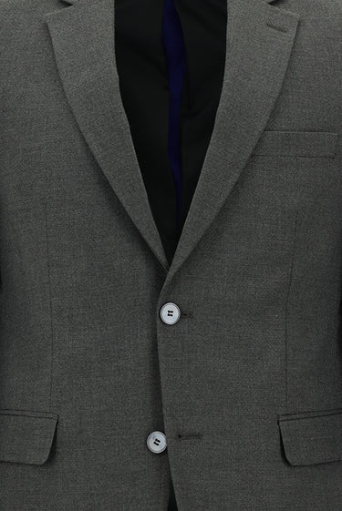 Koyu Füme Slim Fit Dar Kesim Klasik Takım Elbise