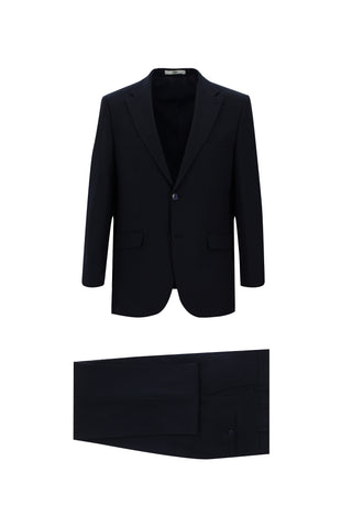  Koyu Lacivert 4 Drop Relaxed Fit Rahat Kesim Takım Elbise