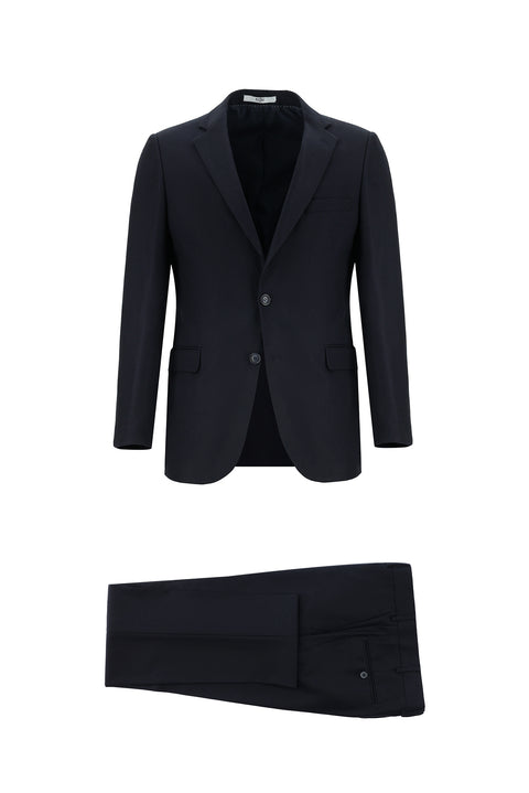 Koyu Lacivert 6 Drop Regular Fit Standart Kesim Takım Elbise