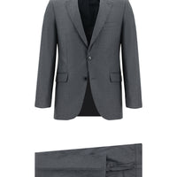 Açık Füme Slim Fit Dar Kesim Klasik Takım Elbise