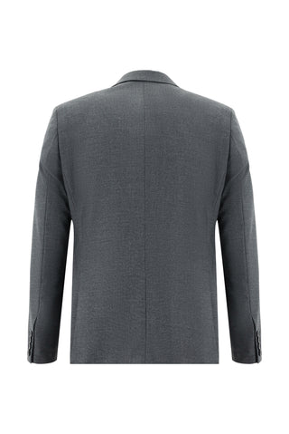  Açık Füme Slim Fit Dar Kesim Klasik Takım Elbise