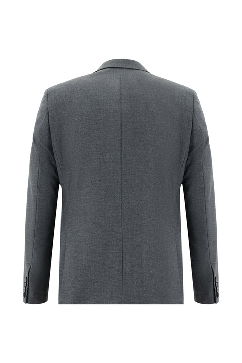 Açık Füme 7 Drop Slim Fit Dar Kesim Takım Elbise