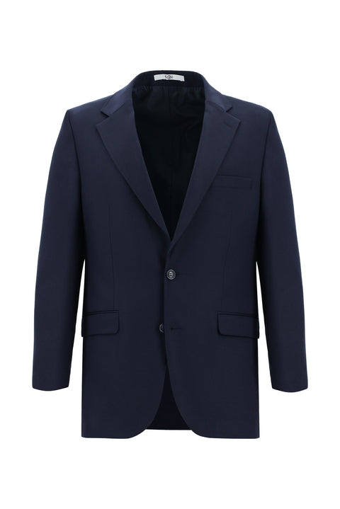 Dark Navy 4-Drop Relaxed Fit Suit