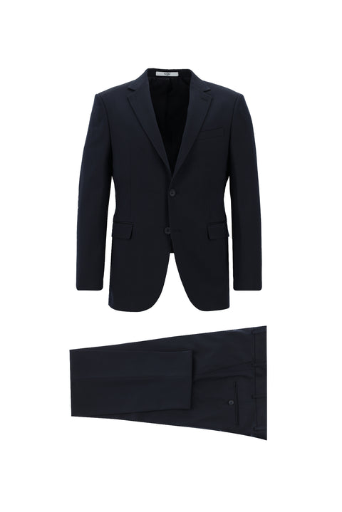 Koyu Lacivert 7 Drop Slim Fit Dar Kesim Takım Elbise