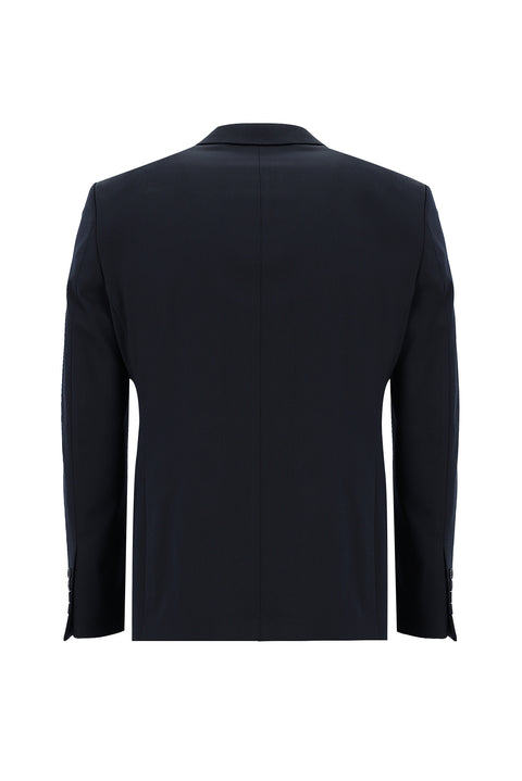 Koyu Lacivert 7 Drop Slim Fit Dar Kesim Takım Elbise