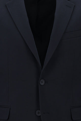  Koyu Lacivert Slim Fit Dar Kesim Klasik Takım Elbise