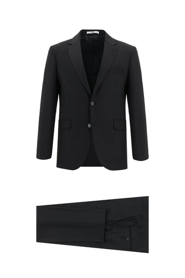 Siyah Slim Fit Dar Kesim Klasik Takım Elbise