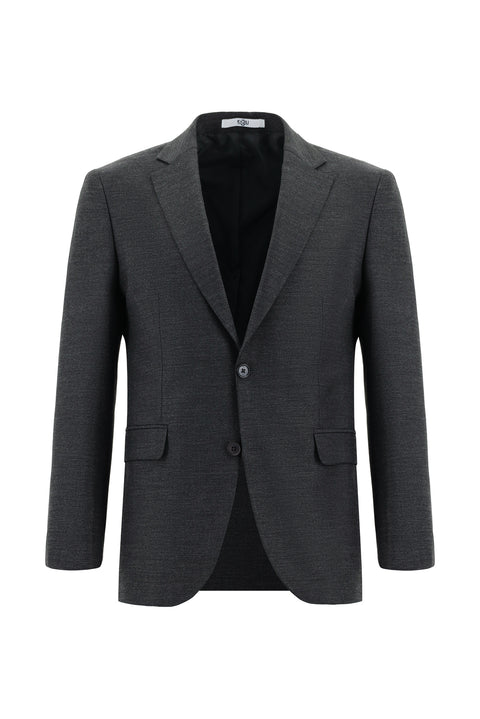 Medium Gray 7 Drop Slim Fit Suit