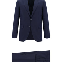 Koyu Lacivert Slim Fit Dar Kesim Klasik Takım Elbise