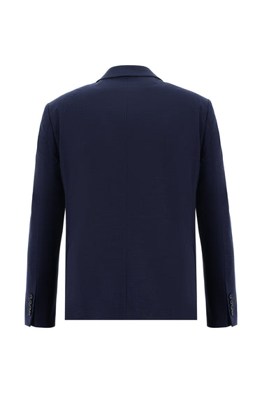  Koyu Lacivert Slim Fit Dar Kesim Klasik Takım Elbise