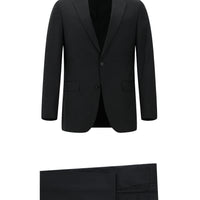 Koyu Füme Relaxed Fit Rahat Kesim Klasik Takım Elbise