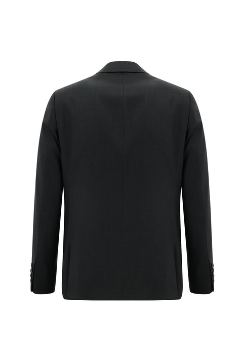 Dark Gray 6-Drop Regular Fit Standard Cut Suit