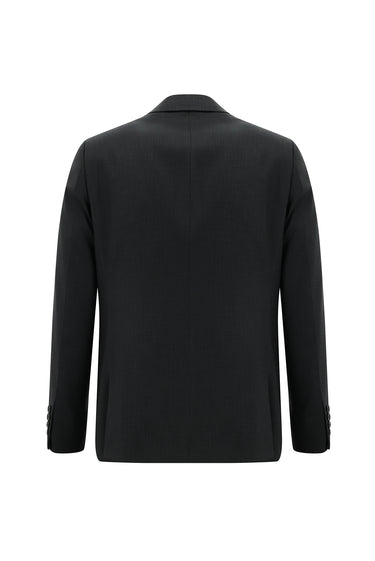  Koyu Füme Relaxed Fit Rahat Kesim Klasik Takım Elbise