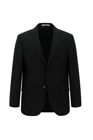 Siyah 4 Drop Relaxed Fit Rahat Kesim Klasik Takım Elbise