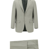 Açık Gri Slim Fit Dar Kesim Klasik Takım Elbise