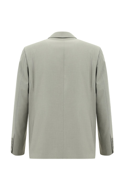 Light Gray 4-Drop Relaxed Fit Suit