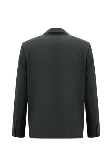  Koyu Füme Relaxed Fit Rahat Kesim Klasik Takım Elbise