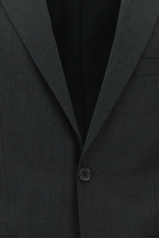  Koyu Füme 4 Drop Relaxed Fit Rahat Kesim Takım Elbise