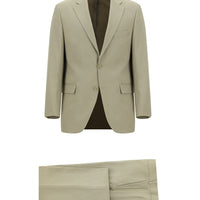 Açık Bej 7 Drop Slim Fit Dar Kesim Klasik Takım Elbise