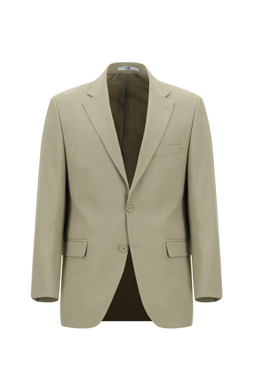 Açık Bej Slim Fit Dar Kesim Klasik Takım Elbise