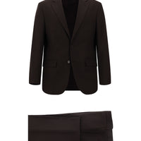 Koyu Bordo Relaxed Fit Rahat Kesim Klasik Takım Elbise