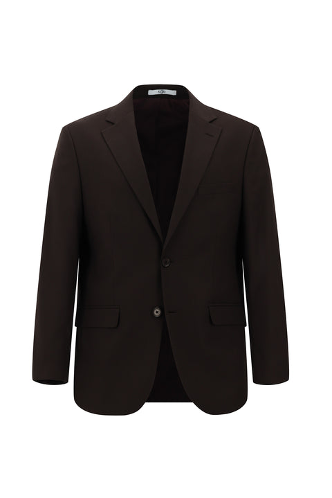 Koyu Bordo 4 Drop Relaxed Fit Rahat Kesim Takım Elbise