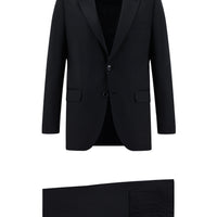 Siyah 7 Drop Slim Fit Dar Kesim Takım Elbise