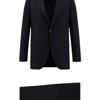 Siyah Slim Fit Dar Kesim Klasik Takım Elbise