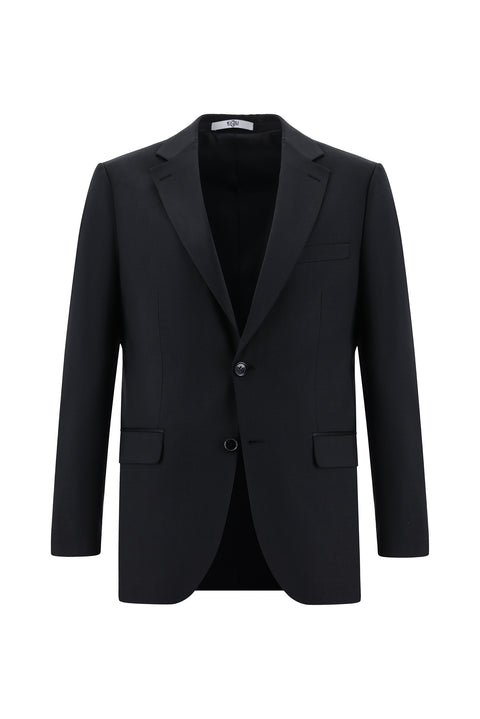 Siyah 7 Drop Slim Fit Dar Kesim Takım Elbise