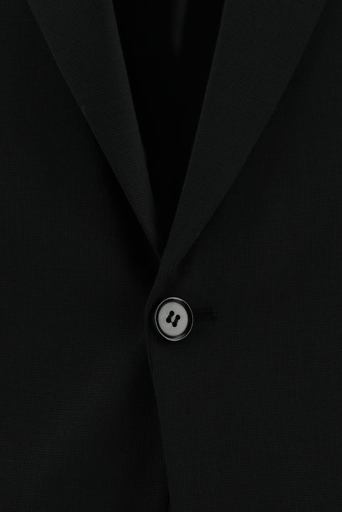 Siyah 7 Drop Slim Fit Dar Kesim Takım Elbise