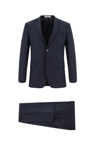  Koyu Lacivert 7 Drop Super Slim Fit Eksra Dar Kesim Takım Elbise