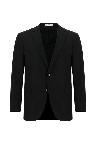 Siyah Regular Fit Klasik Takım Elbise