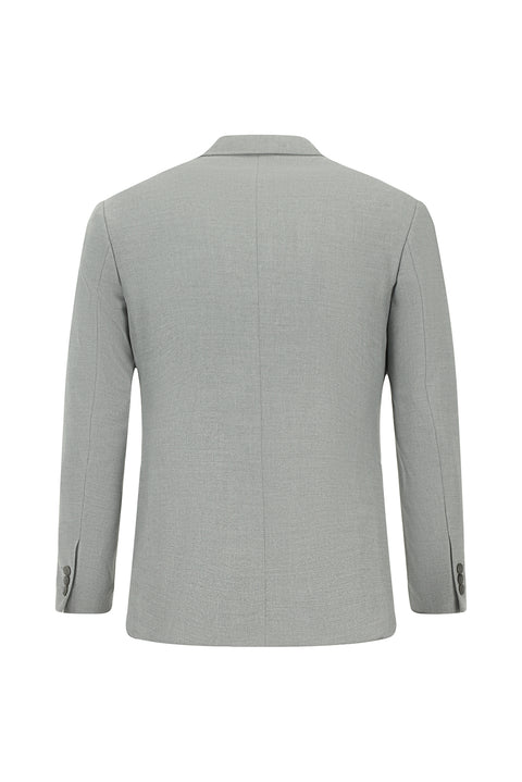 Orta Gri 7 Drop Super Slim Fit Eksra Dar Kesim Desenli Takım Elbise