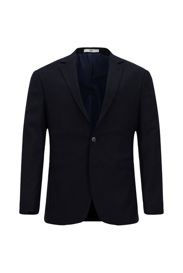  Orta Lacivert Super Slim Fit Ekstra Dar Kesim Klasik Desenli Takım Elbise