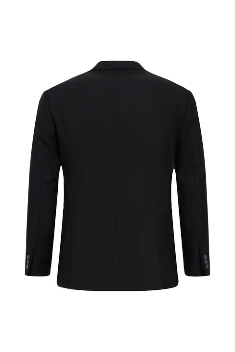 Koyu Lacivert 7 Drop Super Slim Fit Eksra Dar Kesim Desenli Takım Elbise