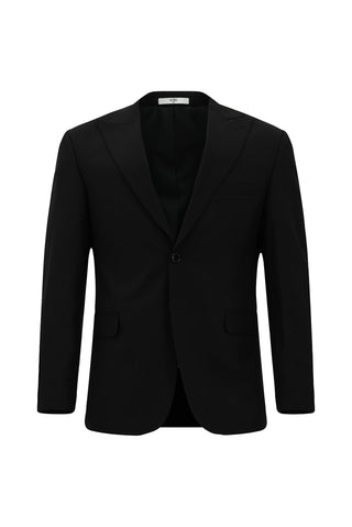  Siyah Regular Fit Klasik Takım Elbise