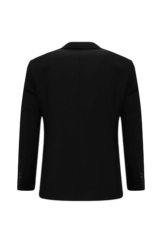  Siyah Regular Fit Klasik Takım Elbise