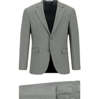 Koyu Antrasit 4 Drop Relaxed Fit Rahat Kesim Beli Lastikli Klasik Takım Elbise