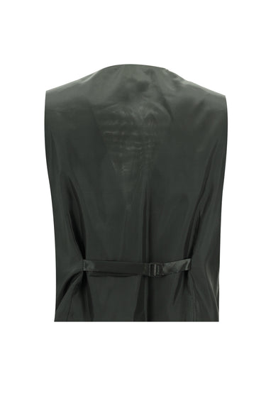 Koyu Füme Slim Fit Dar Kesim Kombinli Yelekli Takım Elbise