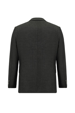  Koyu Füme Regular Fit Kombinli Yelekli Takım Elbise