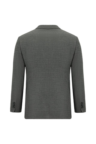  Açık Füme Super Slim Fit Ekstra Dar Kesim Kombinli Yelekli Takım Elbise