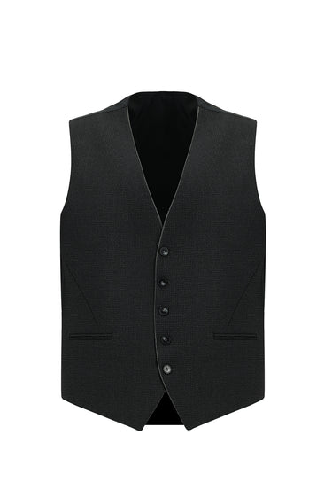 Açık Füme Super Slim Fit Ekstra Dar Kesim Kombinli Yelekli Takım Elbise