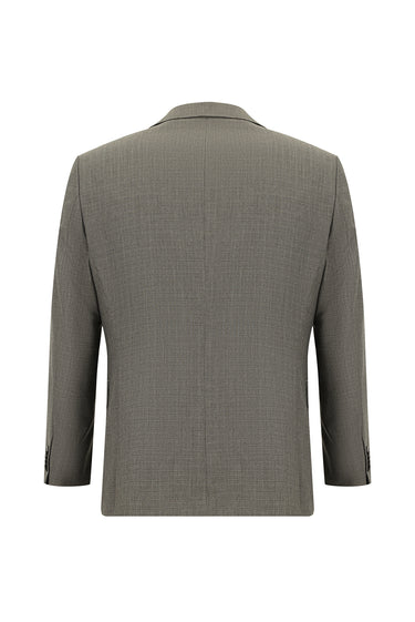 Açık Kahve  7 Drop Slim Fit Dar Kesim Kombinli Yelekli Takım Elbise