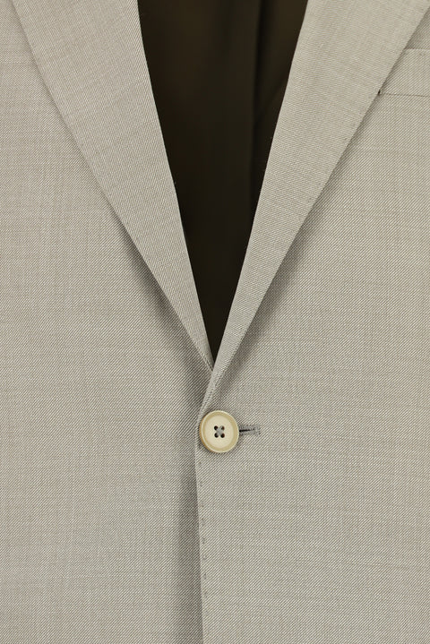 Açık Bej 4 Drop Relaxed Fit Rahat Kesim Yünlü Takım Elbise