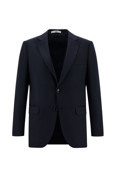 Koyu Lacivert 4 Drop Relaxed Fit Rahat Kesim Takım Elbise