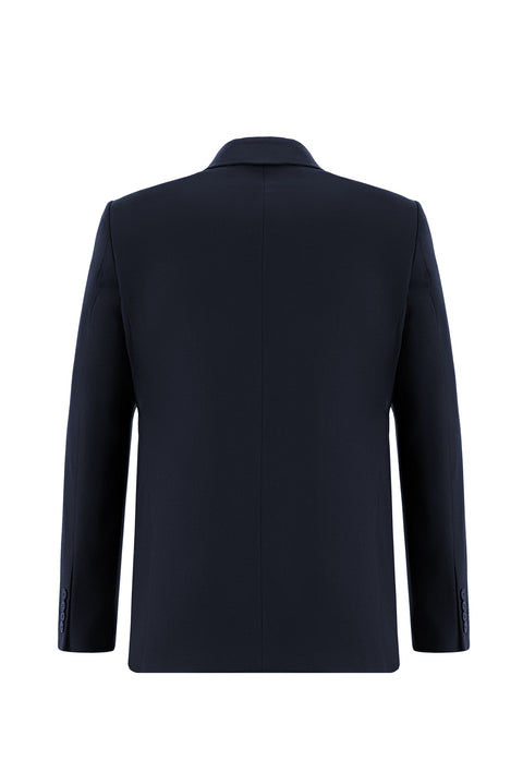 Koyu Lacivert 4 Drop Relaxed Fit Rahat Kesim Takım Elbise