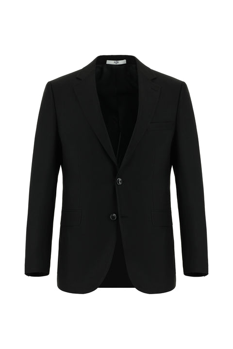 Siyah 6 Drop Regular Fit Standart Kesim Takım Elbise