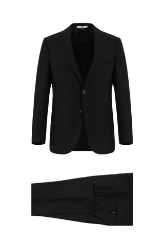  Siyah Regular Fit Klasik Takım Elbise