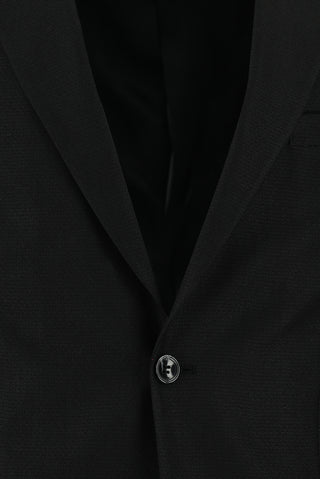  Siyah Regular Fit Klasik Takım Elbise