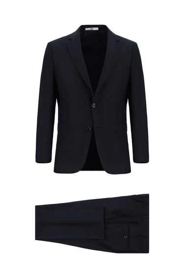 Koyu Lacivert Regular Fit Klasik Takım Elbise